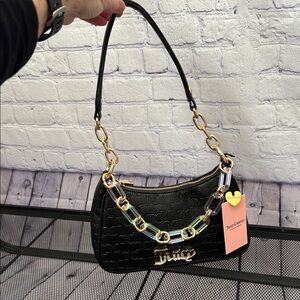 Juicy Couture Black & Gold Bag